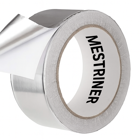 NASTRO ARGENTATO ALMG 30µ MED 75mm x 50m